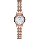 Emporio Armani Ladies Gianni T-Bar Rose Gold Watch - AR11203